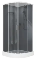 Aquanet 267254 Passion EVO R 90 Душ. кабина 1/4 круга, 900х900 WHITE 3 Набор (267254) фото