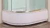 Aquanet SC-1200Q-R SC-1200Q-R Кабина 1200х800мм, Прав.угол,хром, мат/бел, 4мм, купол,верх.душ,выс.поддон.Набор (243330)
