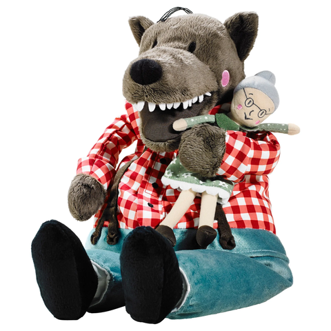 Мягкая игрушка волк и бабушка, PALSLEKSAKER