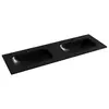 Ceramica Nova CN7022MB CN7022MB Раковина мебельная Grace прямоугольная 1410*457*137, с двумя чашами и отвер. под смеситель,