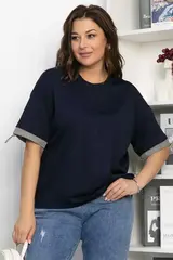 Блуза Софья (синяя) Б13941-1М LT Collection