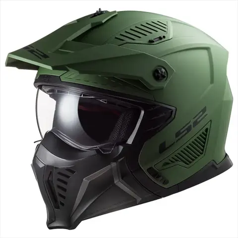 Мотошлем OF606 DRIFTER зеленый матовый S
