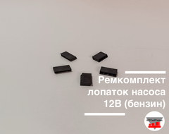 Ремкомплект лопаток насоса 12В (бензин)