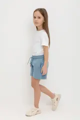 шорты  для девочки  К 400548/небесный