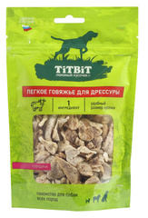 Titbit лакомство для собак легкое говяжье для дрессуры 10 гр