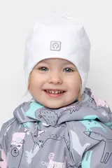 шапка  для девочки  КВ 20260/белый