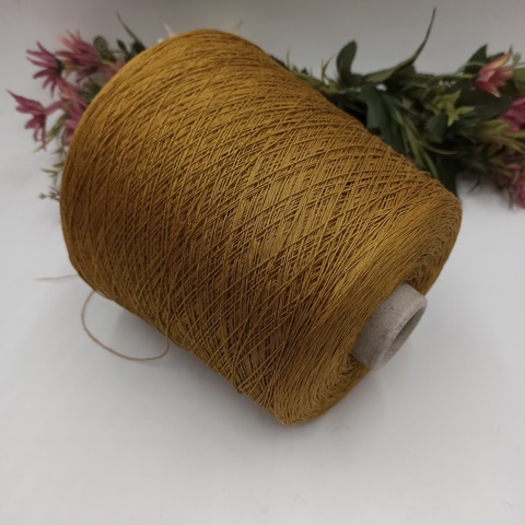 100% Лен Lino Premium Loro Piana 650м/100гр Senape 4