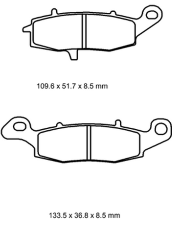 Колодки  G-brake   GM-05038S