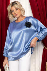 Блуза Антуанетта (голубая) Б14756-18М LT Collection