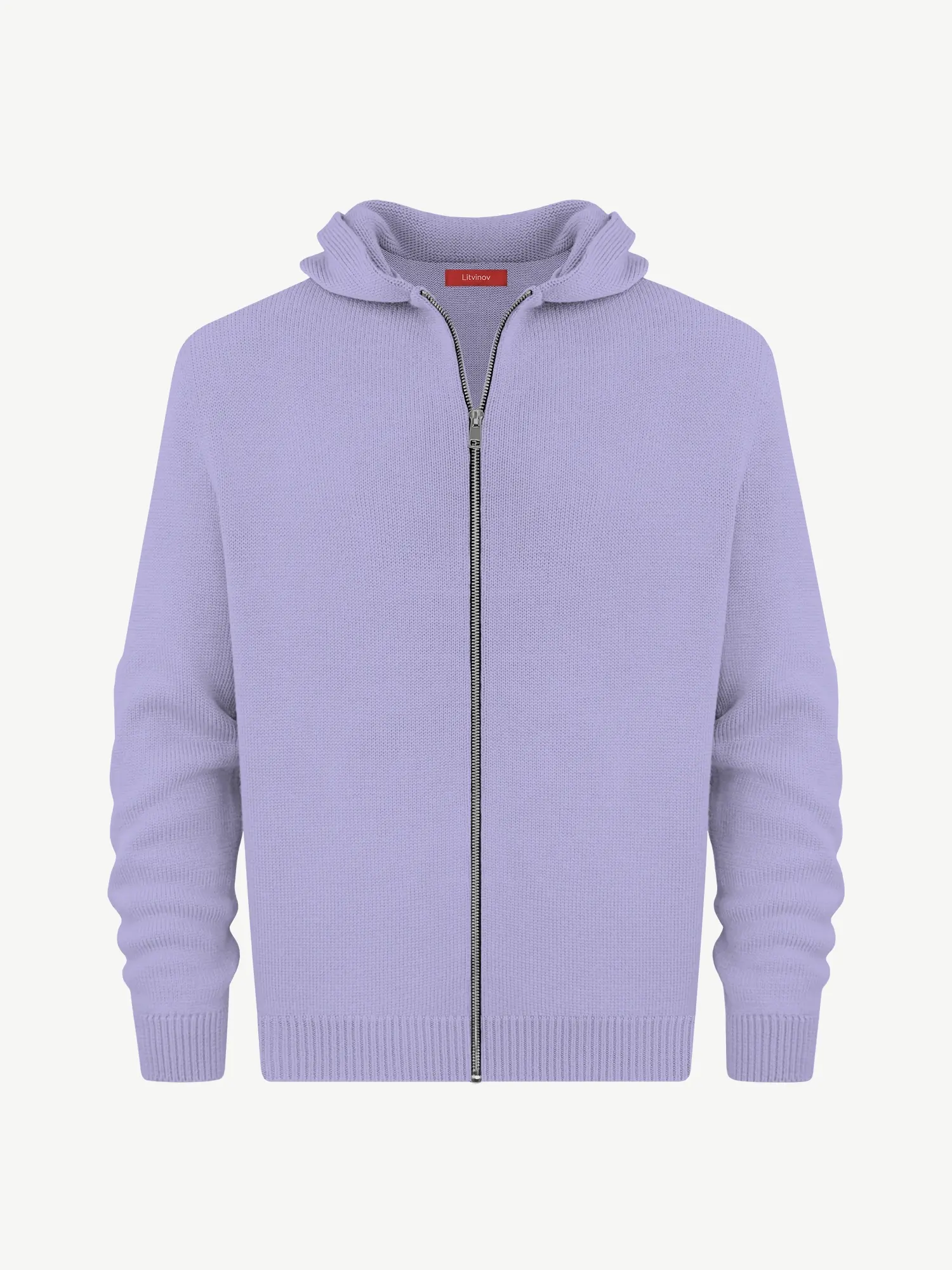 Толстовка на замке из шелка