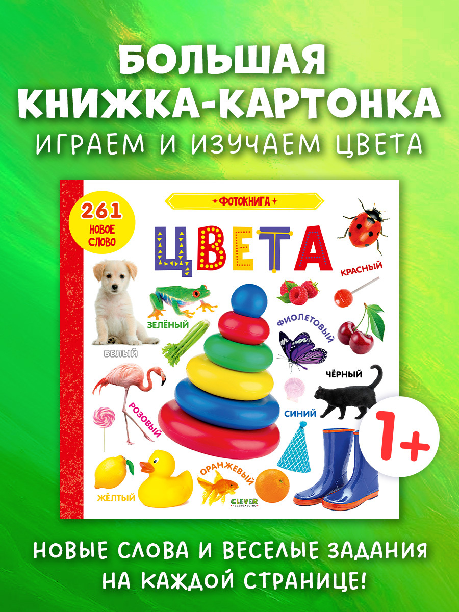 

Книжки-картонки. Фотокнига. Цвета