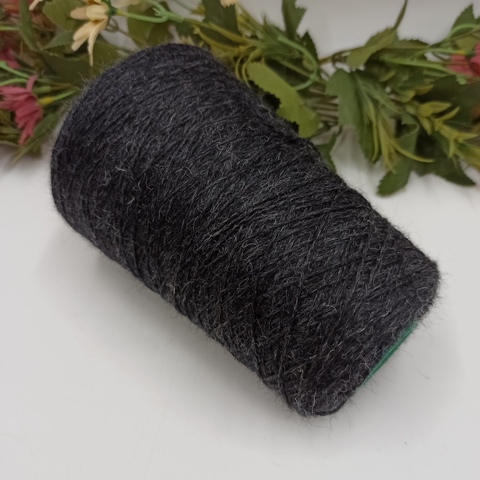 100% шерсть Transilana British wool - Charcoal 450м/100гр 240гр