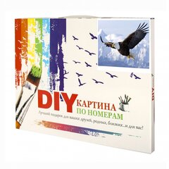 
          Картина по номерам Alingar, 40х50 см, 22 цвета,с акриловыми красками, холст, "Орел"