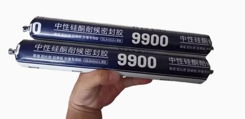 Deli 9900 - высоковязкий силиконовый герметик - 500 мл