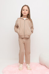 брюки  для девочки  КР 400669/лунный свет к467
