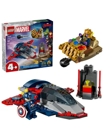Конструктор Marvel 76319 Капитан Америка против Таноса