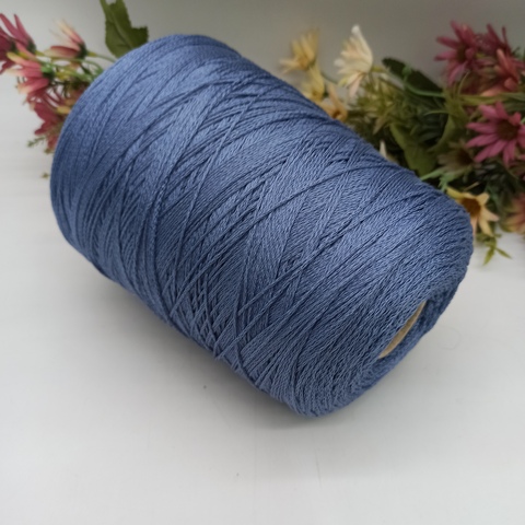 100% шёлк Малбери арт Regina Pura Lana Italia 400м/100гр 967 Acciaio Голубой