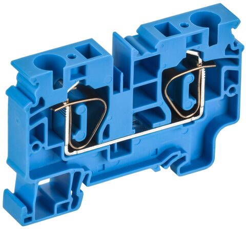 ARMAFIX Клемма пруж. CX10 BU 10мм2 проходная синяя IEK