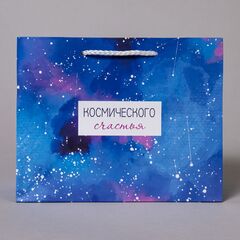 Пакет подарочный S горизонтальный, МИКС, 23*18*10 см (Д*В*Ш)