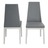Стул RONDA, MOD INTERIORS светло-серый экокожа