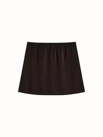 Мини из шелка шоколад