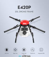 Рама сельскохозяйственного квадрокоптера EFT E420P (20 л, 40*380 мм)