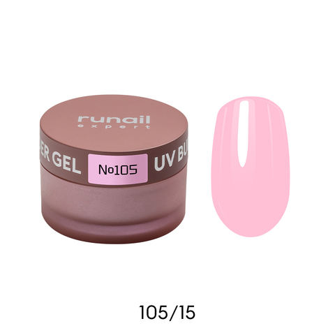 Гель моделирующий UV BUILDER GEL Runail Expert №105, 15г банка