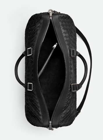 Дорожная сумка Bottega Veneta Intrecciato Duffle черный