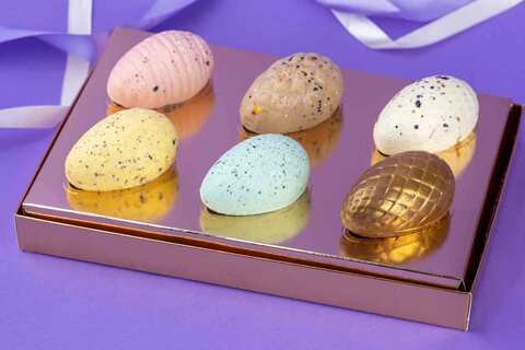 Набор пасхальных шоколадных яиц &quot;Золотая коллекция&quot;, 360 г