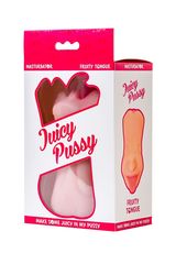 Телесный двусторонний мастурбатор Fruity Tongue - ротик и вагина - 