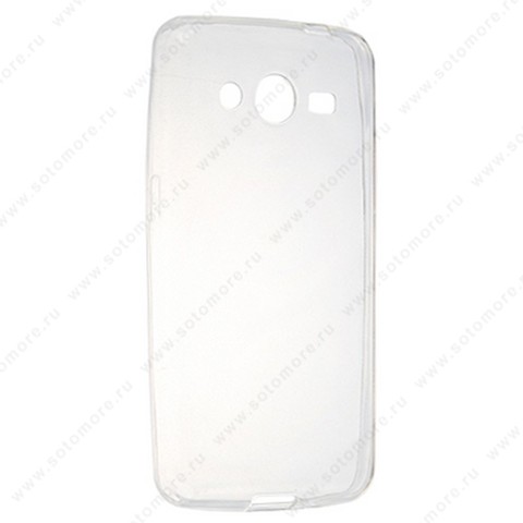 Накладка силиконовая ультра-тонкая для Samsung Galaxy G355H Core 2 прозрачная