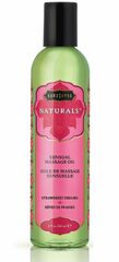 Массажное масло Kama Sutra Naturals Strawberry Dreams, клубника, 236 мл