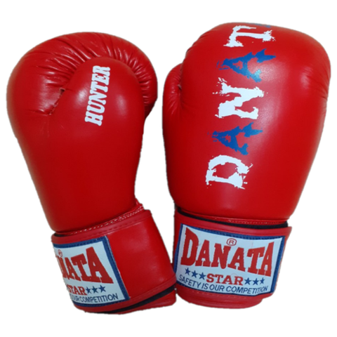 Перчатки боксёрские Danata Star Hunter 12 Oz кожа красные