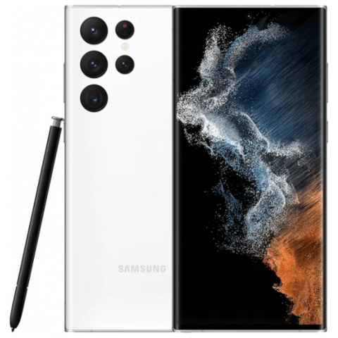 Смартфон Samsung Galaxy S22 Ultra 5G, 8/128GB (SM-S908E/DS) Global, White
