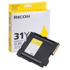 Гелевый картридж Ricoh GC 31Y желтый. Ресурс 1750 стр (405691)