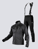 Утеплённый лыжный костюм 905 Victory Code Extreme Active Black с лямками мужской