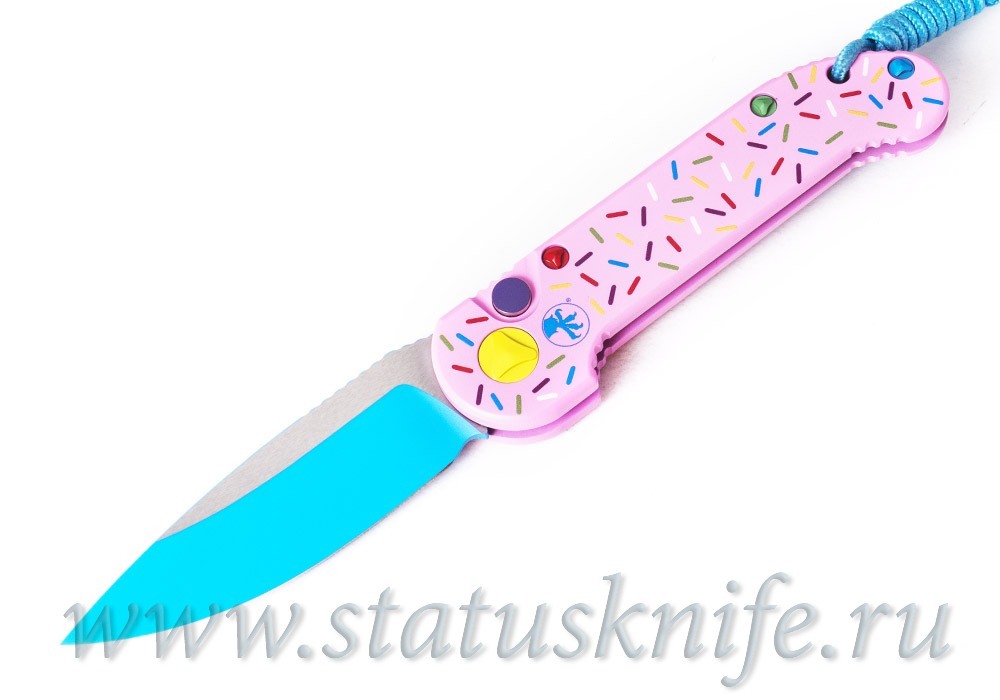 Нож Microtech LUDT 135-1DW Exclusive Dessert Warrior Donut Pink