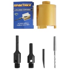 Коронка алмазная ПРАКТИКА 