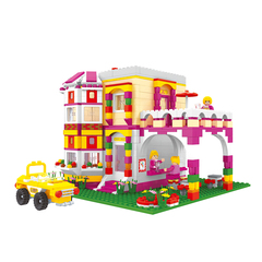Игровой конструктор Ausini 24903 МИР ЧУДЕС (741 деталь в наборе)