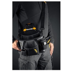 KRAFTOOL KPB-20 с быстросъёмным креплением FastClip, плечевой ремень, 20 карманов и петель, 320 х 310 мм, поясная сумка (38767)