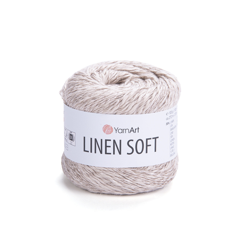 Пряжа YarnArt Linen Soft 7304 камень