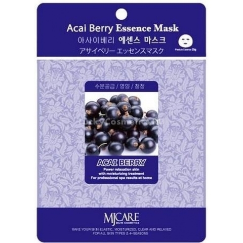 МЖ Essence Маска тканевая ягоды асаи Acai Berry Essence Mask 23гр