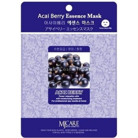 МЖ Essence Маска тканевая ягоды асаи Acai Berry Essence Mask 23гр