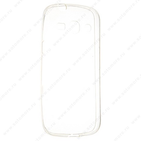 Накладка силиконовая ультра-тонкая для Samsung Galaxy J1 J100 2015 прозрачная