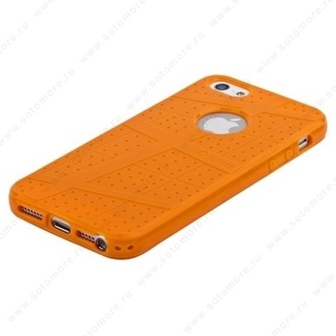 Накладка Ou Case для iPhone SE/ 5s/ 5C/ 5 - Ou case TPU case Orange