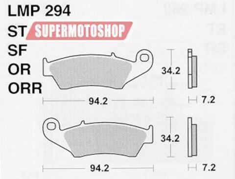 Тормозные колодки премиум класса AP RACING (BREMBO) AP-LMP294 ORR