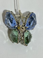 Махаон (серьги из серебра)