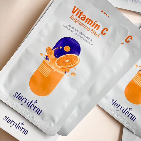 STORYDERM Тканевая маска отбеливающая VITAMIN C MASK