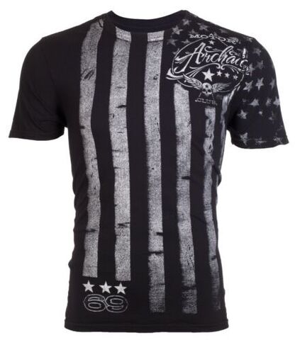 Футболка Nation Black White Archaic от Affliction