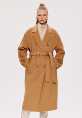 Пальто из кашемира и шерсти Double face